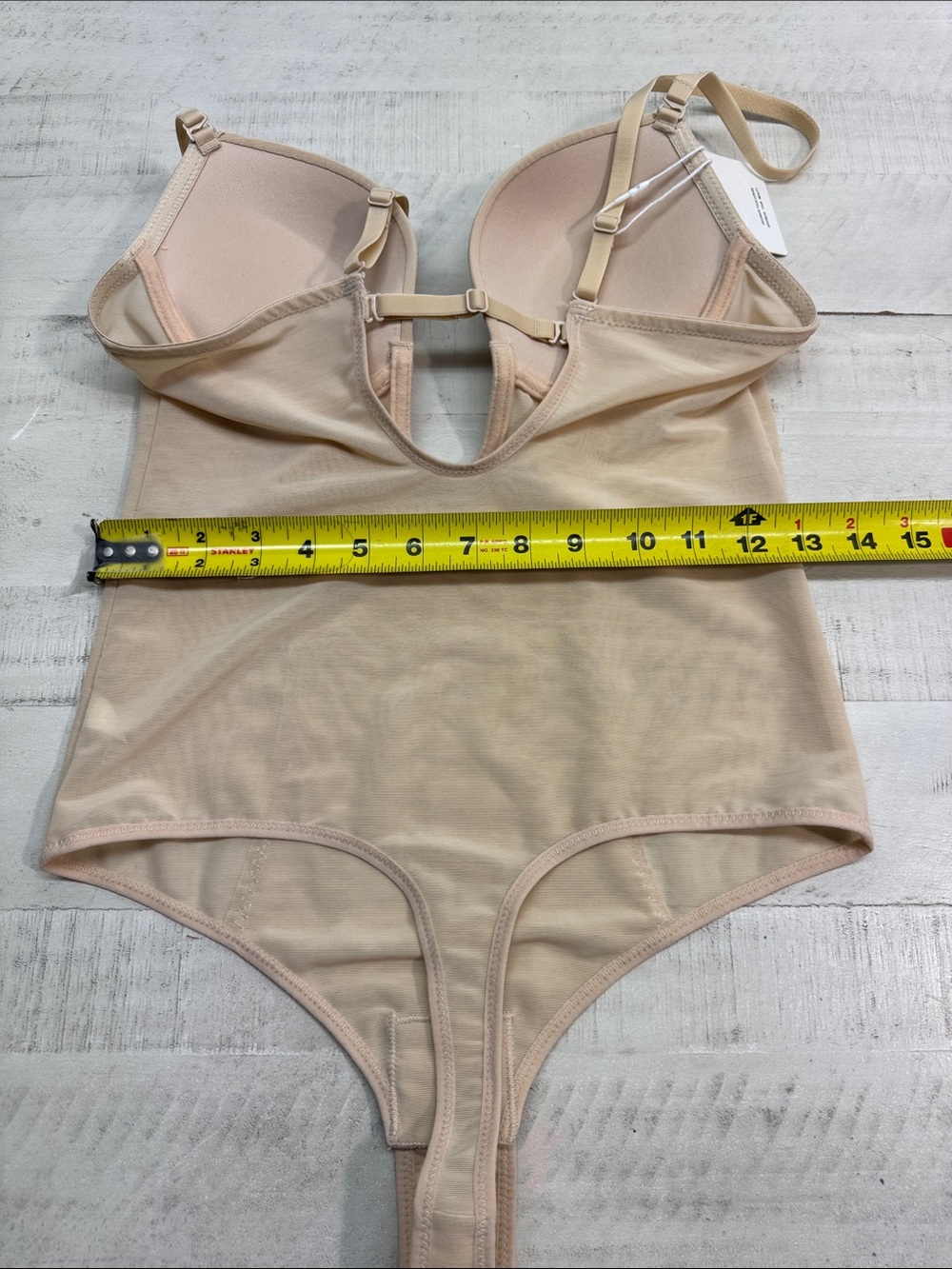 Decorus Shapewear Backless Bodysuit Plunge: Low back Shaper - Picture 8 of 12